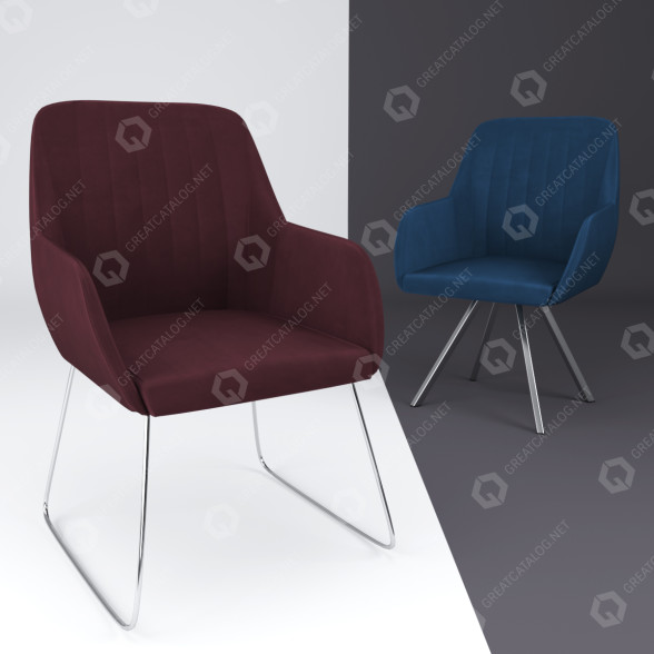 Armchair Nicolas Benavente 3D model
