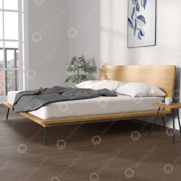 Bett Woodwerk Blum 3D-Modell