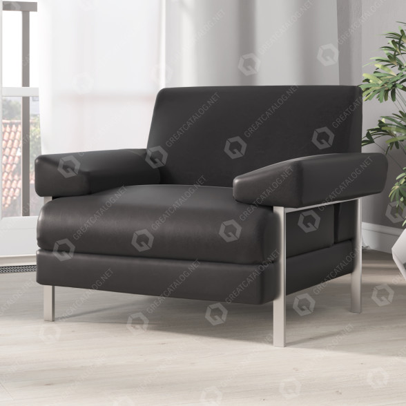 Fotel MERX Silent model 3D
