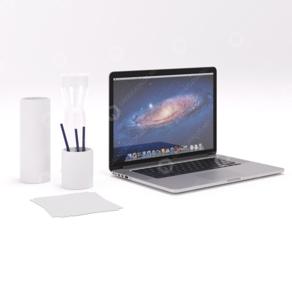 Ноутбук Jysk Decor Set Office 1 3D модель