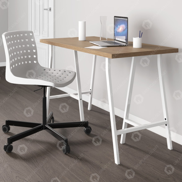 Робочий стіл IKEA Lerber 3D модель