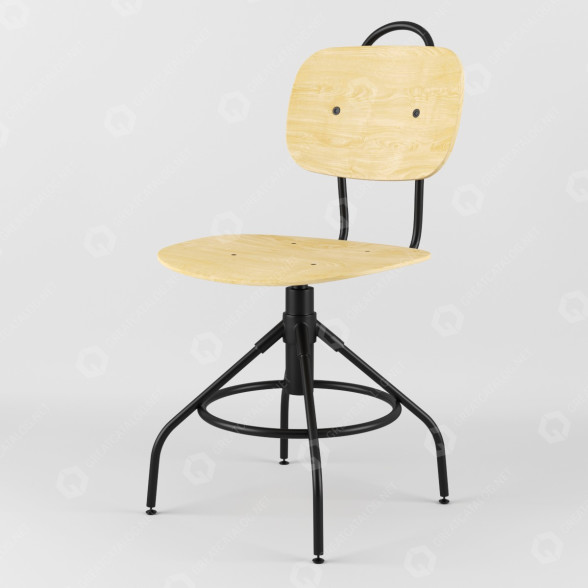 Стілець IKEA Kullaberg 3D модель