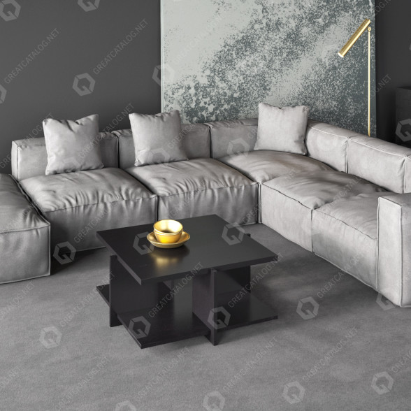 Диван Bonaldo Peanut 3D модель
