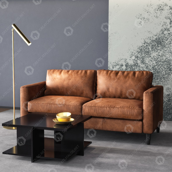 Sofá Maisons Du Monde Henry Modelo 3D