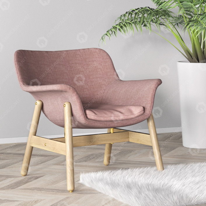 Armchair IKEA Vedbo 3D model #978 | GreatCatalog