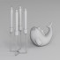 Candelabro y figurita Normann Copenhagen Decor Set 5 - Content-GC