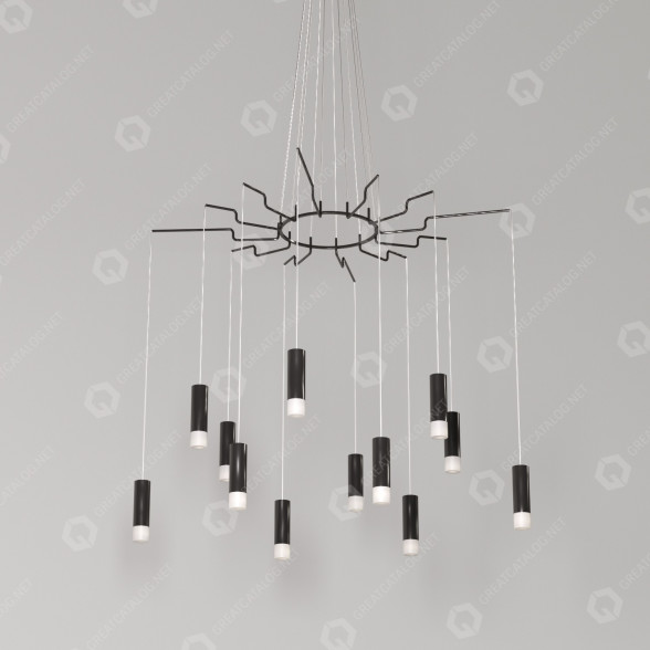 Lámpara de araña Maytoni Davida Modelo 3D