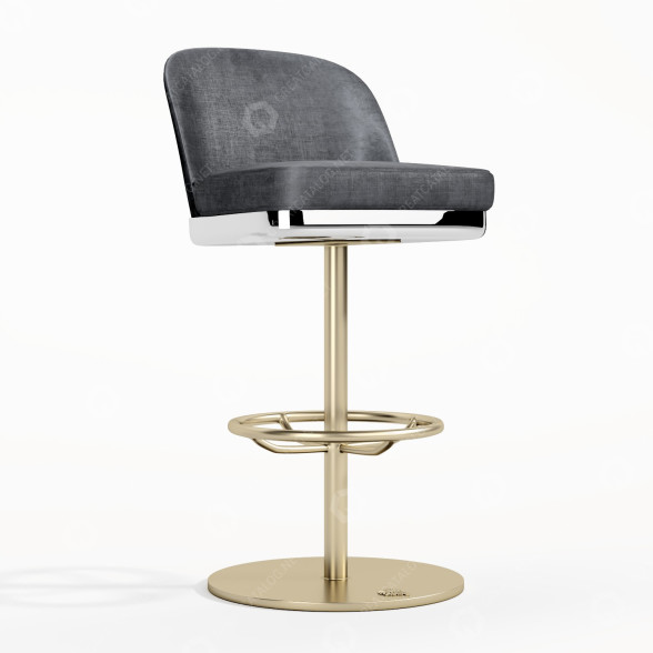 Barhocker Giorgio Сollection Gray 3D-Modell