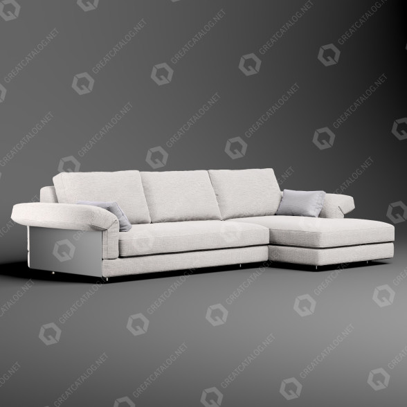 Диван Blanche Cliff 3D модель