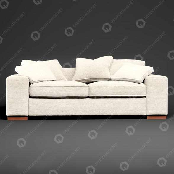 Диван Blanche Nino 3D модель
