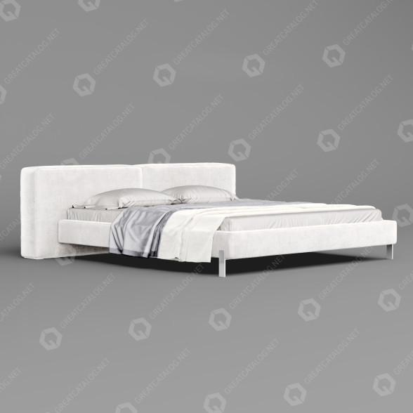 Ліжко Blanche Vogue 3D модель