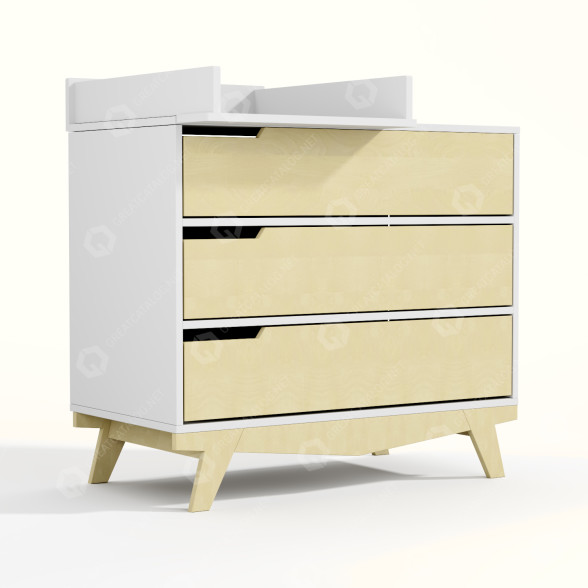 Kommode Indigowood Scandic 3D-Modell