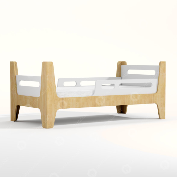 Bett Indigowood Tower Uno 3D-Modell