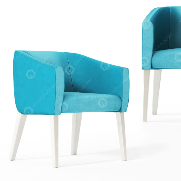 Armchair Waldberg Eyken 3D model