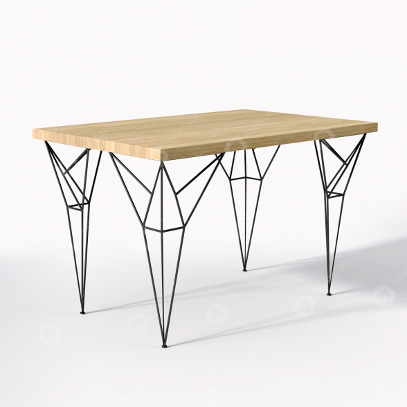 Tabelle Waldberg Leypcug 120 80 3D-Modell