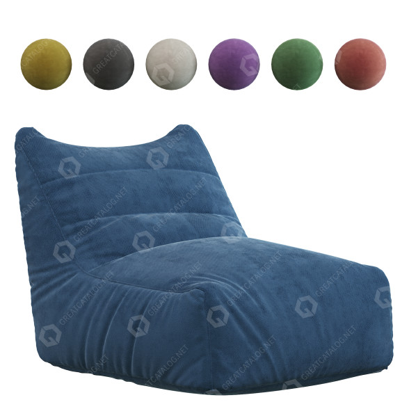 Tasche Stuhl West Elm Levi 3D-Modell