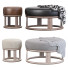 Ottomane und Pouf The Contract Chair Company Likewise - HenMat