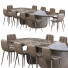 Mesa y sillas Bonaldo Mellow - HenMat