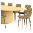 Mesa y sillas Bonaldo Mellow - HenMat