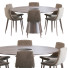 Table and Chairs Essential Home Bertoia and Lecco - HenMat