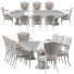Стіл та стільці Classic Dining and Marble - HenMat