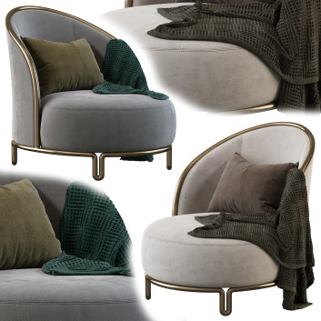 Armchair Clan Milano Pipe Poltrona