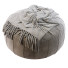Hocker Vintage Round Moroccan Hand Tooled In Marrakesh - Paramatma