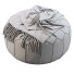 Hocker Vintage Round Moroccan Hand Tooled In Marrakesh - Paramatma