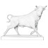 Statuette Bronze Bull - Kudim