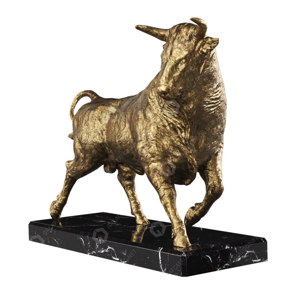 Statuette Bronze Bull modèle 3D