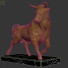 Statuette Bronze Bull - Kudim