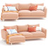 Sofa Loaf Squishmeister Chaise - axtam3d