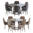 Table and Chairs Luxdeco Torre Adima Side and Dining - HenMat