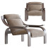 Крісло Cassina Leather Woodline - HenMat