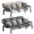 Диван Cassina Leather Woodline - HenMat