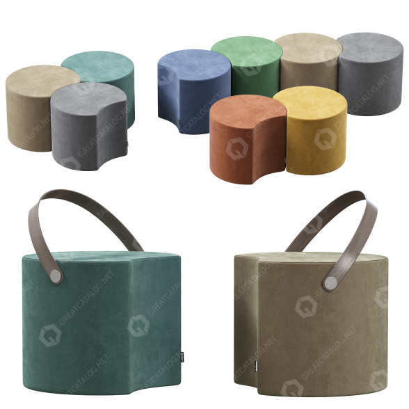 Pufs Giulio Marelli App Modelo 3D