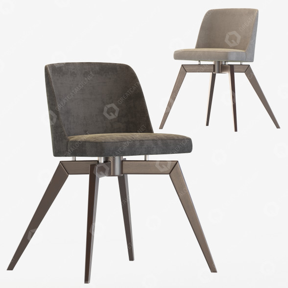 Krzesło Sevensedie Marta Contemporary Dining model 3D