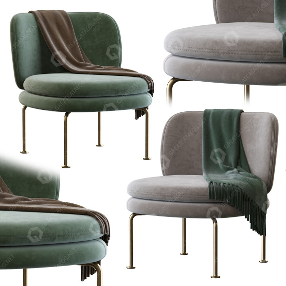 Sillón LaCividina Soave Modelo 3D