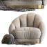 Armchair Munna Olympia Beige - HenMat