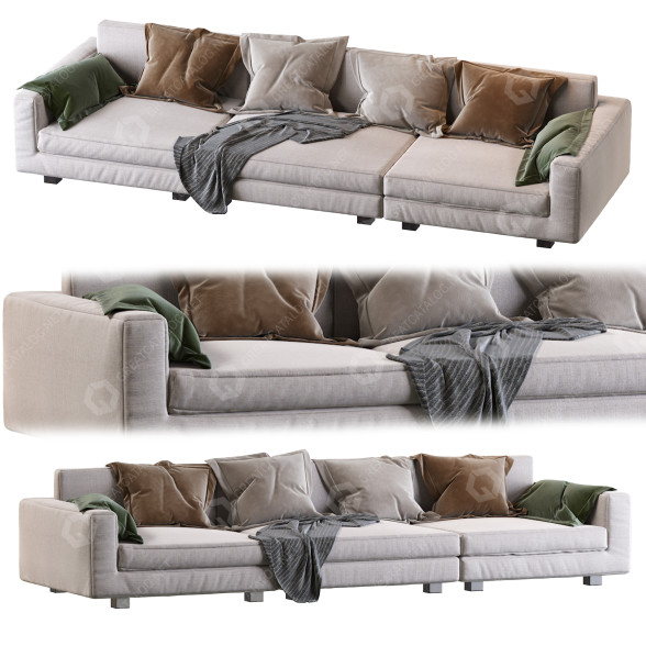 Sofá Moroso Nebula Nine Modelo 3D