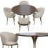 Table and Chairs Mario Ferrarini Fashionable Dining and Mun - HenMat