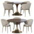 Table and Chairs Mario Ferrarini Fashionable Dining and Mun - HenMat