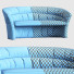Sofa Natuzzi Italian Leather Barrell - HenMat