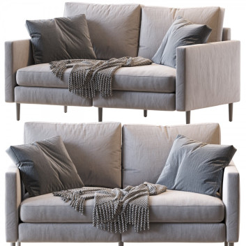 Sofa Loveseat Modular Design 3D-Modell