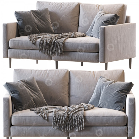 Sofa Loveseat Modular Design 3D-Modell