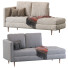 Кушетка West Elm Monroe Mid-Century Tufted - HenMat