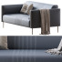 Sofa Tuxedo D2 Blue - Paramatma