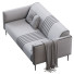 Sofa Tuxedo D2 Blue - Paramatma