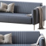 Sofa Tuxedo D2 Blue - Paramatma