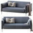 Sofa Tuxedo D2 Blue - Paramatma